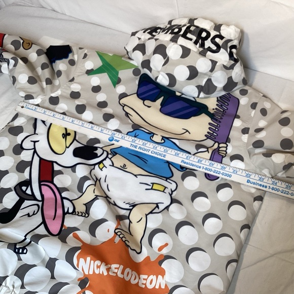 Nickelodeon Members Only Rugrats Characters Multi Color Windbreaker Size Medium - Picture 11 of 13